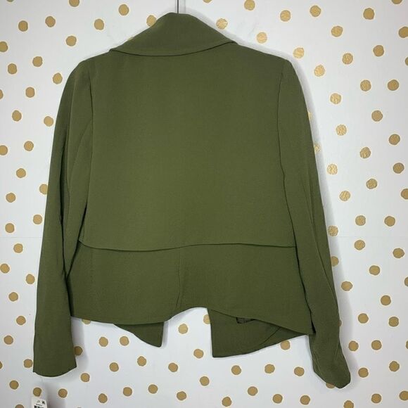 Maison Jules Green Open Front Military Blazer S - Picture 6 of 6